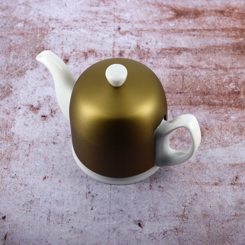 Degrenne Tea pot cupper Lid White top shot