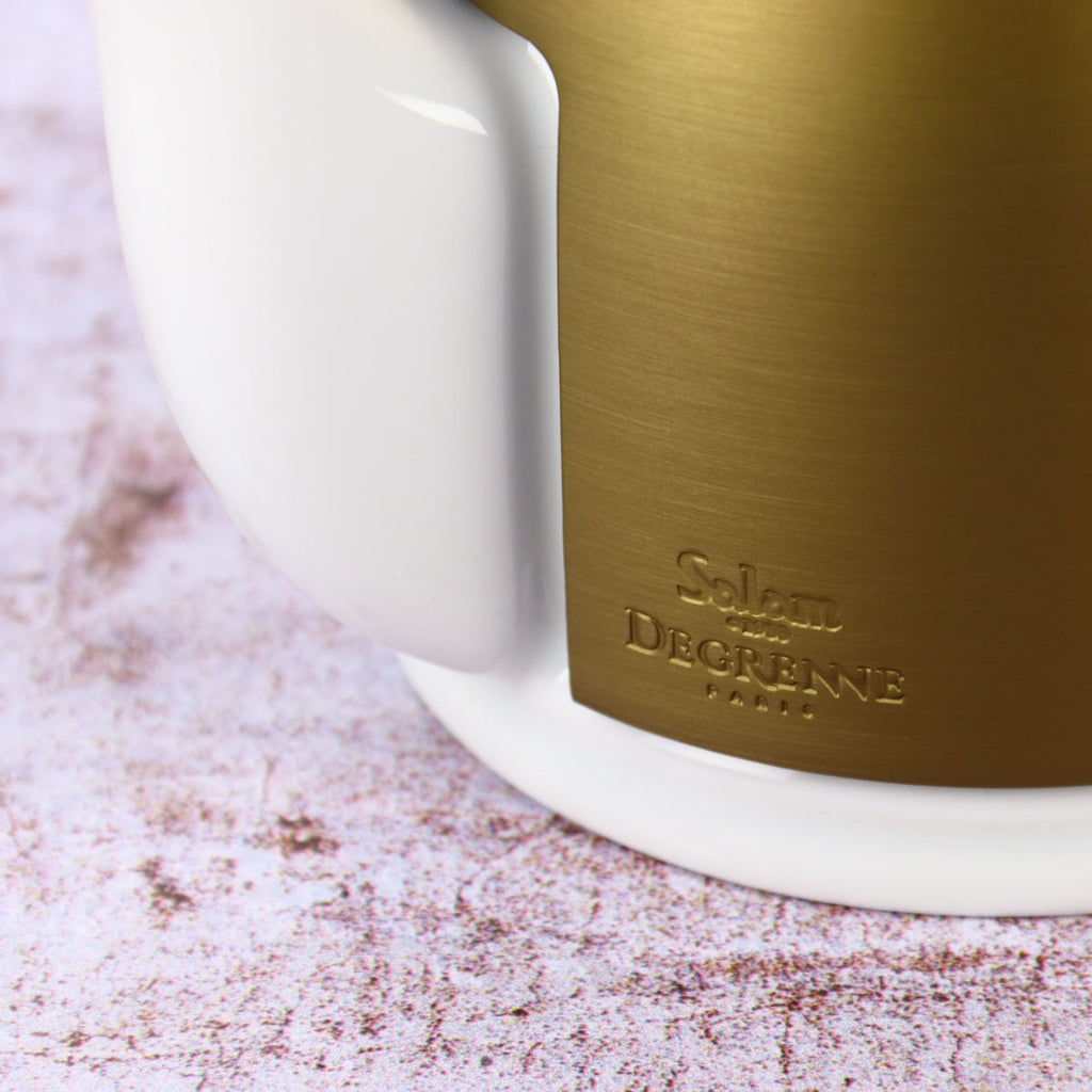 Degrenne Tea pot cupper Lid White macro