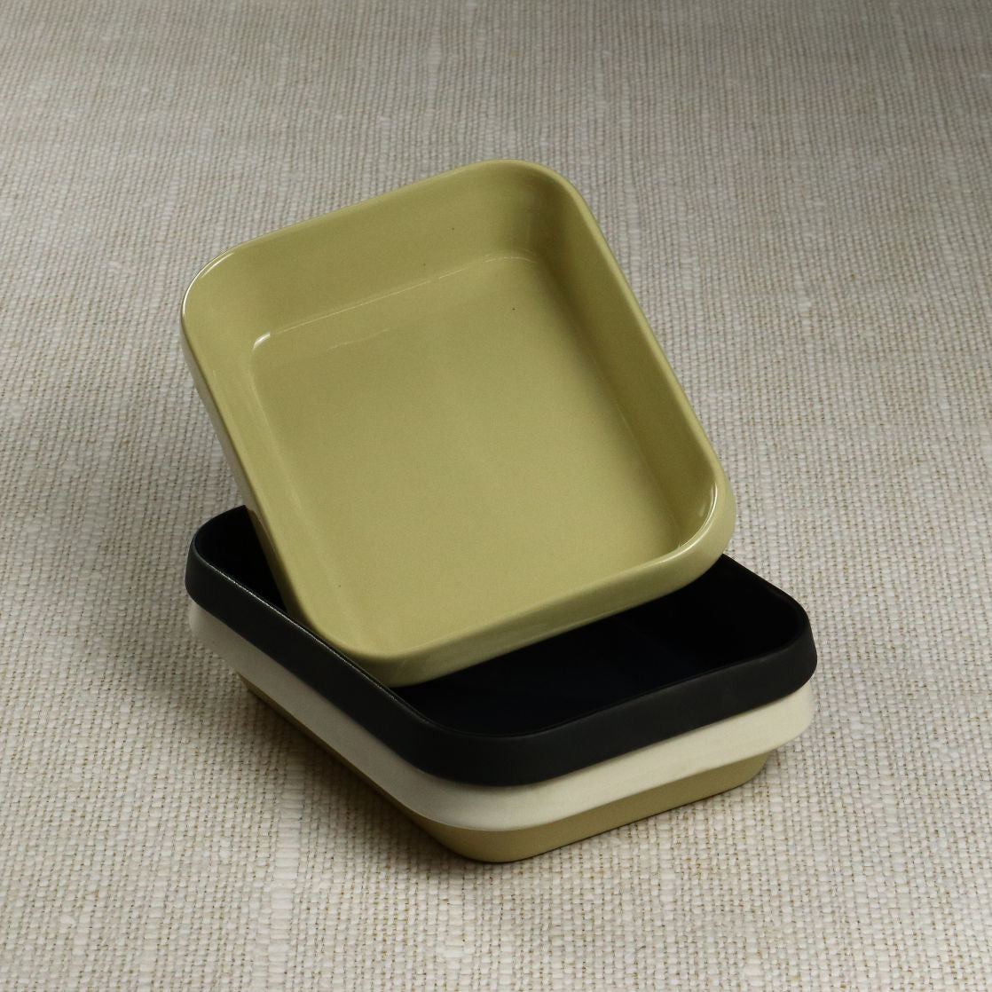 Rectangular natural terracotta dish 23x18cm - Manufacture de Digoin