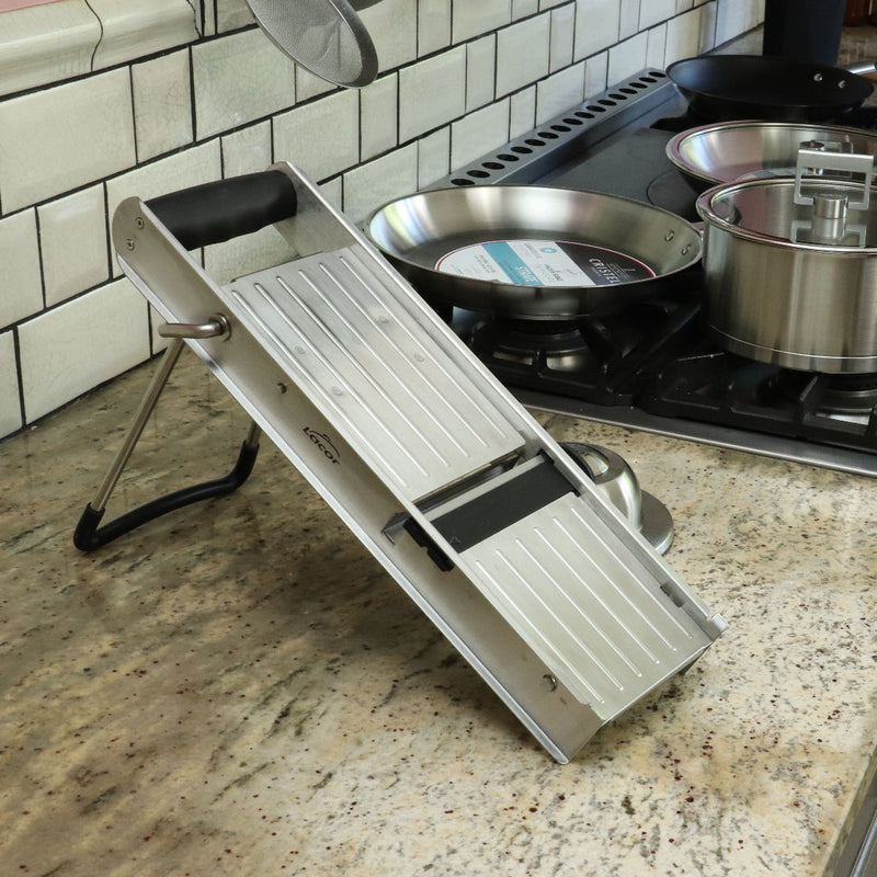 Mandoline van roestvrij staal