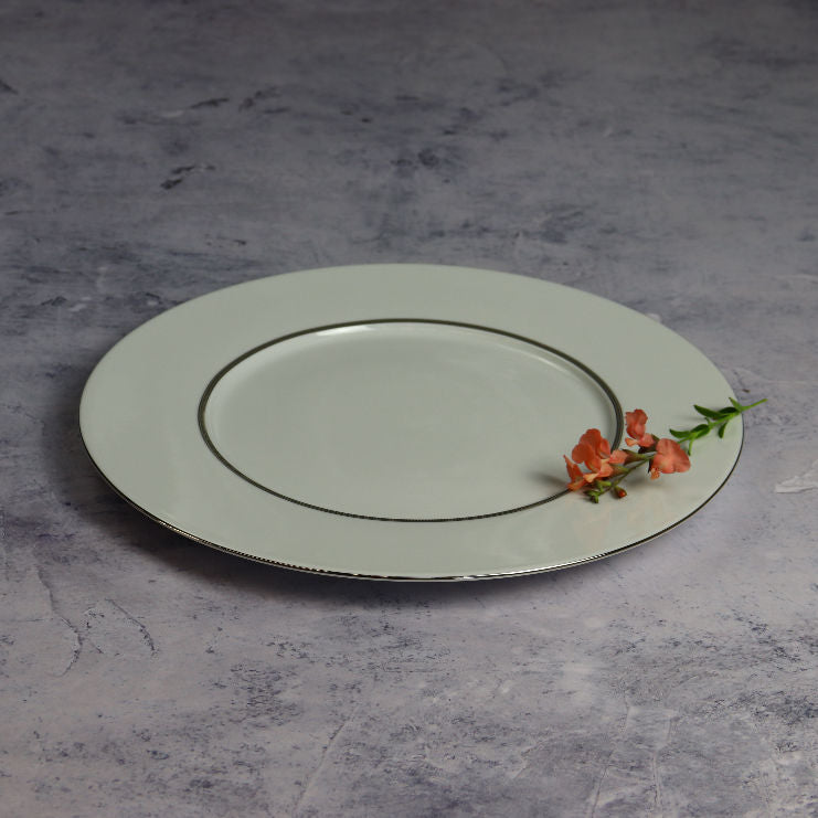 6 runde Präsentationsteller 32 cm mit Rand