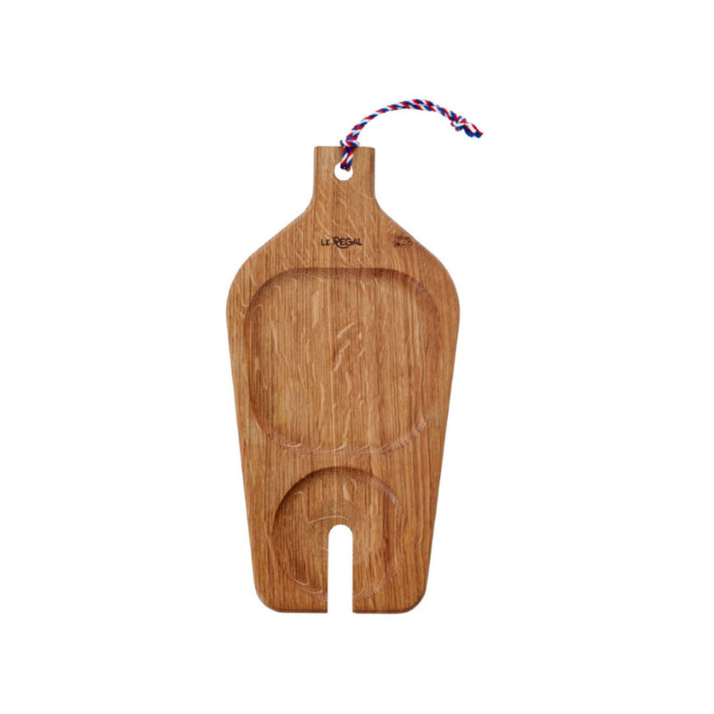 Cocktail Plate Glass Holder White Background